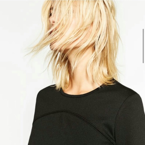 ZARA BLOGGERS FAV CROP TOP BRAND NEW WITH TAGS SMALL BLACK - Picture 6 of 6